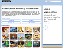 Tablet Screenshot of gamehoathinh.com